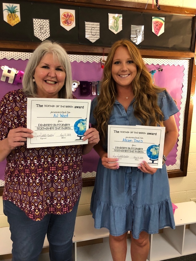 May Teachers of the Month