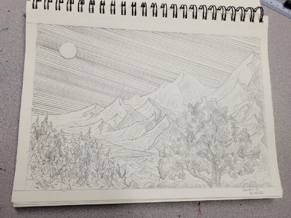 Mr. Duchscherer's landscapes are quite imaginative